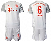 2020-21 Bayern Munich 6 THIAGO Away Soccer Jersey,baseball caps,new era cap wholesale,wholesale hats